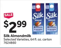 Stop&Shop Silk Almondmilk offer