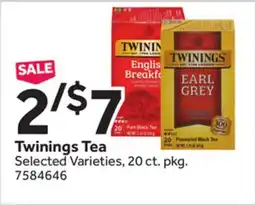 Stop&Shop Twinings Tea offer