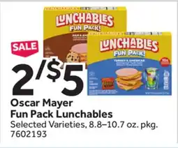 Stop&Shop Oscar Mayer Fun Pack Lunchables offer