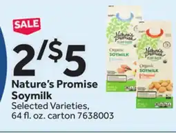 Stop&Shop Nature's Promise Soymilk offer