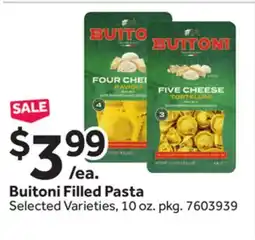 Stop&Shop Buitoni Filled Pasta offer