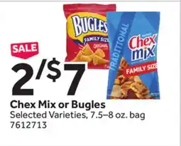 Stop&Shop Chex Mix or Bugles offer