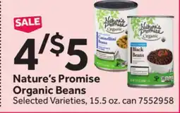 Stop&Shop Nature's Promise Organic Beans offer