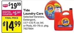Stop&Shop Tide Laundry Care offer