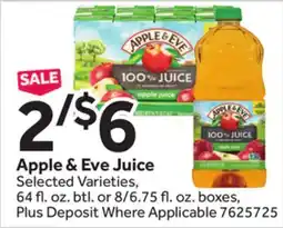 Stop&Shop Apple & Eve Juice offer