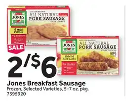Stop&Shop Jones Breakfast Sausage offer