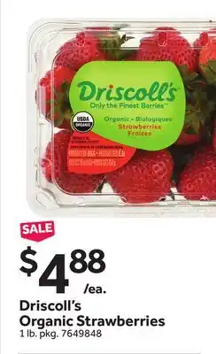 Stop&Shop Driscoll's Organic Strawberries offer