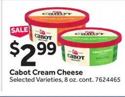 Stop&Shop Cabot Cream Cheese offer