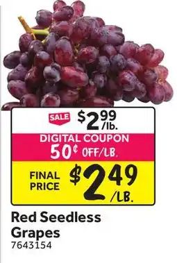 Stop&Shop Red Seedless Grapes offer