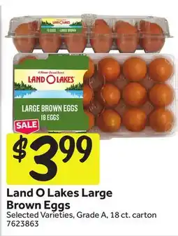 Stop&Shop Land O Lakes Large Brown Eggs offer