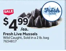 Stop&Shop Fresh Live Mussels offer