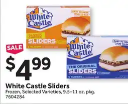 Stop&Shop White Castle Sliders offer