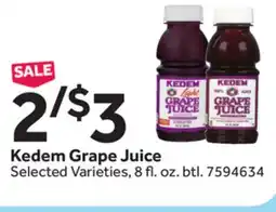 Stop&Shop Kedem Grape Juice offer