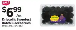 Stop&Shop Driscoll's Sweetest Batch Blackberries offer