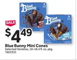 Stop&Shop Blue Bunny Mini Cones offer