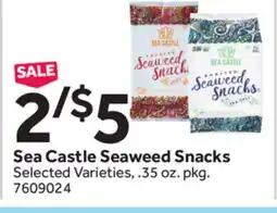 Stop&Shop Sea Castle Seaweed Snacks offer