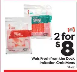 Weis Markets Weis Fresh from the Dock Imitation Crab Meat offer