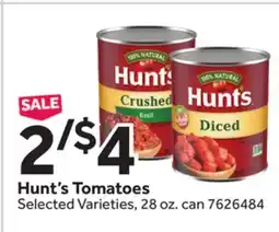 Stop&Shop Hunt's Tomatoes offer