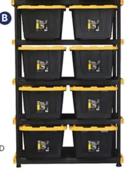 Lowe's Commander 5-Tier 72-in H x 48-in W x 20-in D Plastic Shelving Unit offer