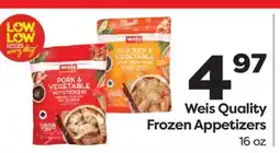 Weis Markets Weis Quality Frozen Appetizers offer