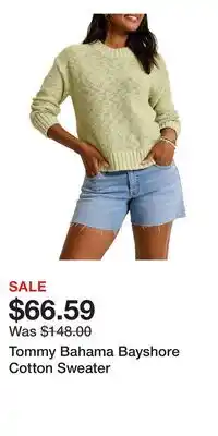 Nordstrom Tommy Bahama Bayshore Cotton Sweater offer