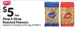 Stop&Shop Stop & Shop Roasted Peanuts offer