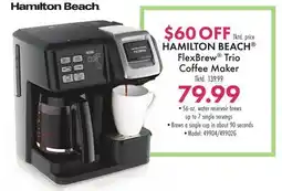 Boscov's HAMILTON BEACH FlexBrew Trio Coffee Maker offer