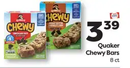 Weis Markets Quaker Chewy Bars offer