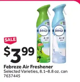 Stop&Shop Febreze Air Freshener offer