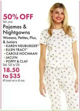 Boscov's Pajamas & Nightgowns offer
