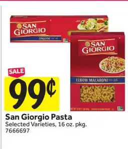 Stop&Shop San Giorgio Pasta offer