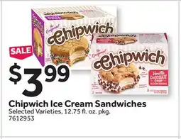Stop&Shop Chipwich Ice Cream Sandwiches offer