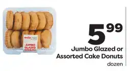 Weis Markets Jumbo Glazed or Assorted Cake Donuts offer