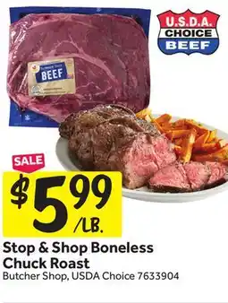 Stop&Shop Stop & Shop Boneless Chuck Roast offer