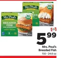 Weis Markets Mrs. Paul's Breaded Fish offer