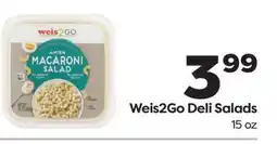 Weis Markets Weis2Go Deli Salads offer