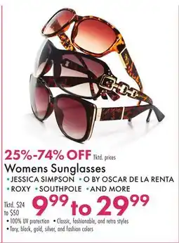 Boscov's Womens Sunglasses offer
