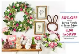 Boscov's Spring Florals & Easter Décor offer
