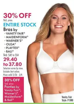 Boscov's Bras by offer