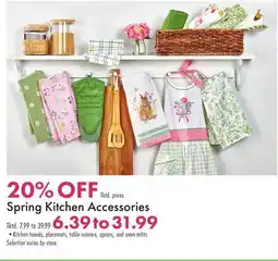 Boscov's Spring Kitchen Accessories offer