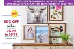 Boscov's Wall Art offer