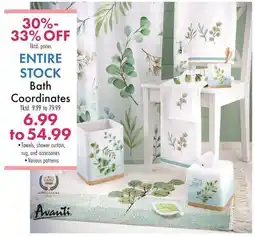 Boscov's Bath Coordinates offer