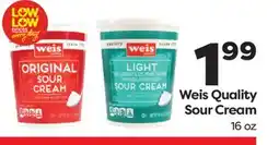 Weis Markets Weis Quality Sour Cream offer