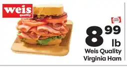 Weis Markets Weis Quality Virginia Ham offer