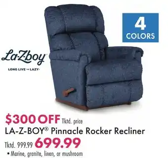 Boscov's LA-Z-BOY Pinnacle Rocker Recliner offer