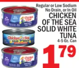 C Town CHICKEN OF THE SEA SOLID WHITE TUNA offer