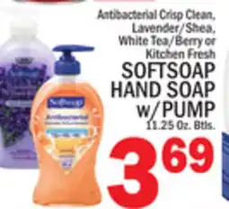 C Town SOFTSOAP HAND SOAP w/PUMP offer