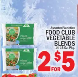 C Town FOOD CLUB VEGETABLE BLENDS offer