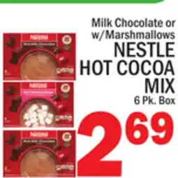 C Town NESTLE HOT COCOA MIX 6 Pk. Box offer