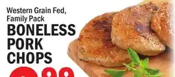 C Town BONELESS PORK CHOPS offer